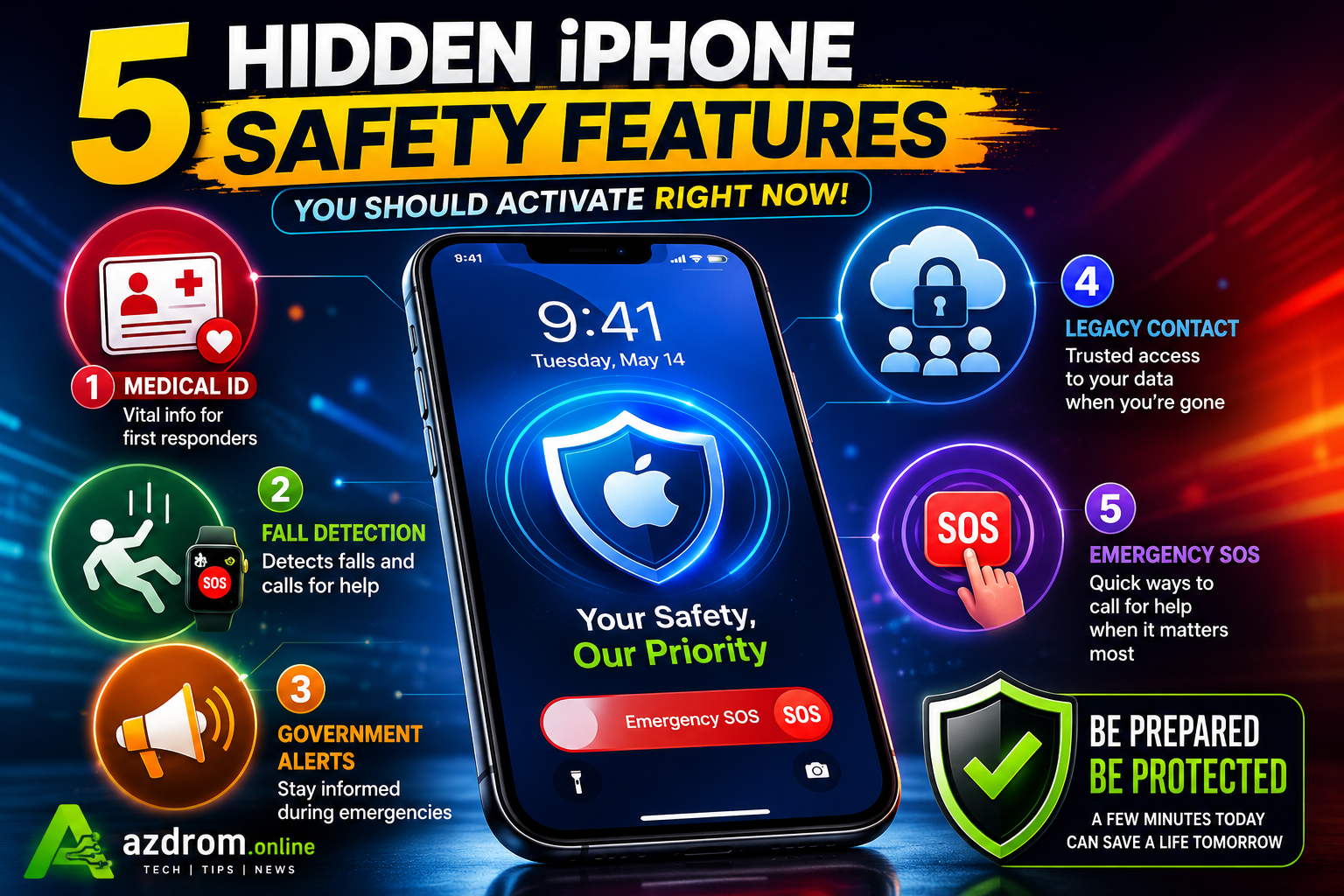 iPhone emergency safety features